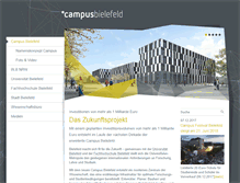 Tablet Screenshot of campus-bielefeld.de